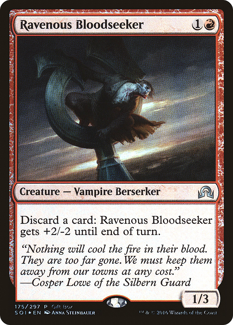 Ravenous Bloodseeker (175) Foil - Shadows over Innistrad Promos
