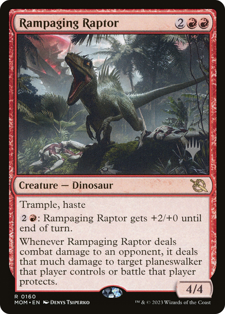 Rampaging Raptor (160) - March of the Machine Promos