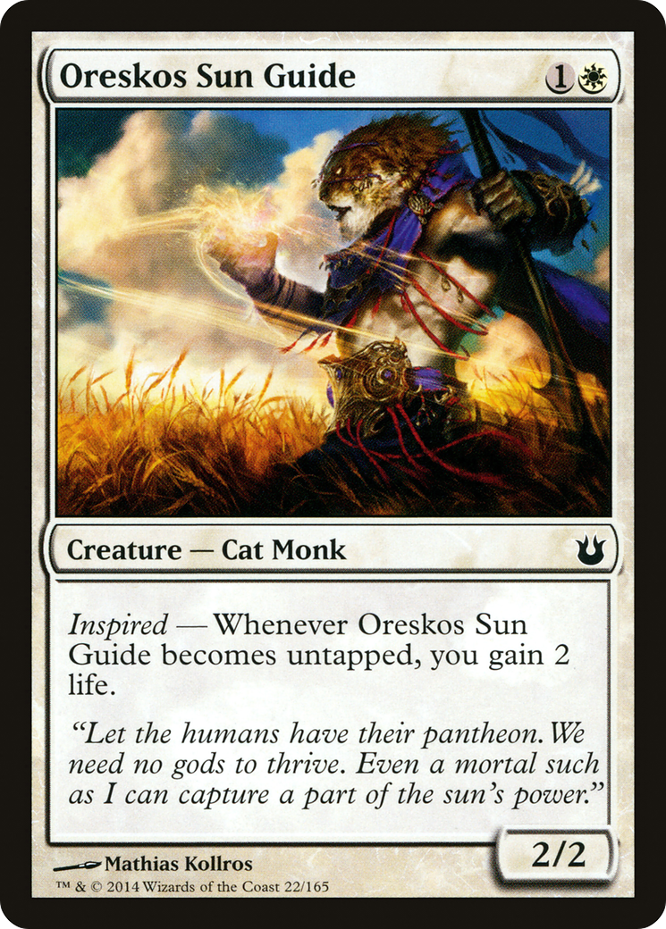 Oreskos Sun Guide (022) Foil - Born of the Gods