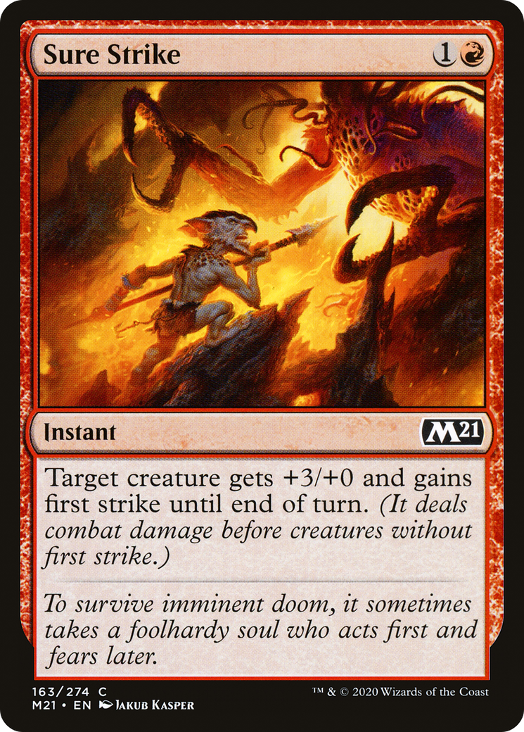 Sure Strike (163) Foil - Core Set 2021