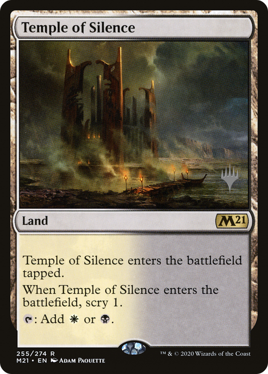 Temple of Silence (Promo Pack) [Core Set 2021 Promos] Foil