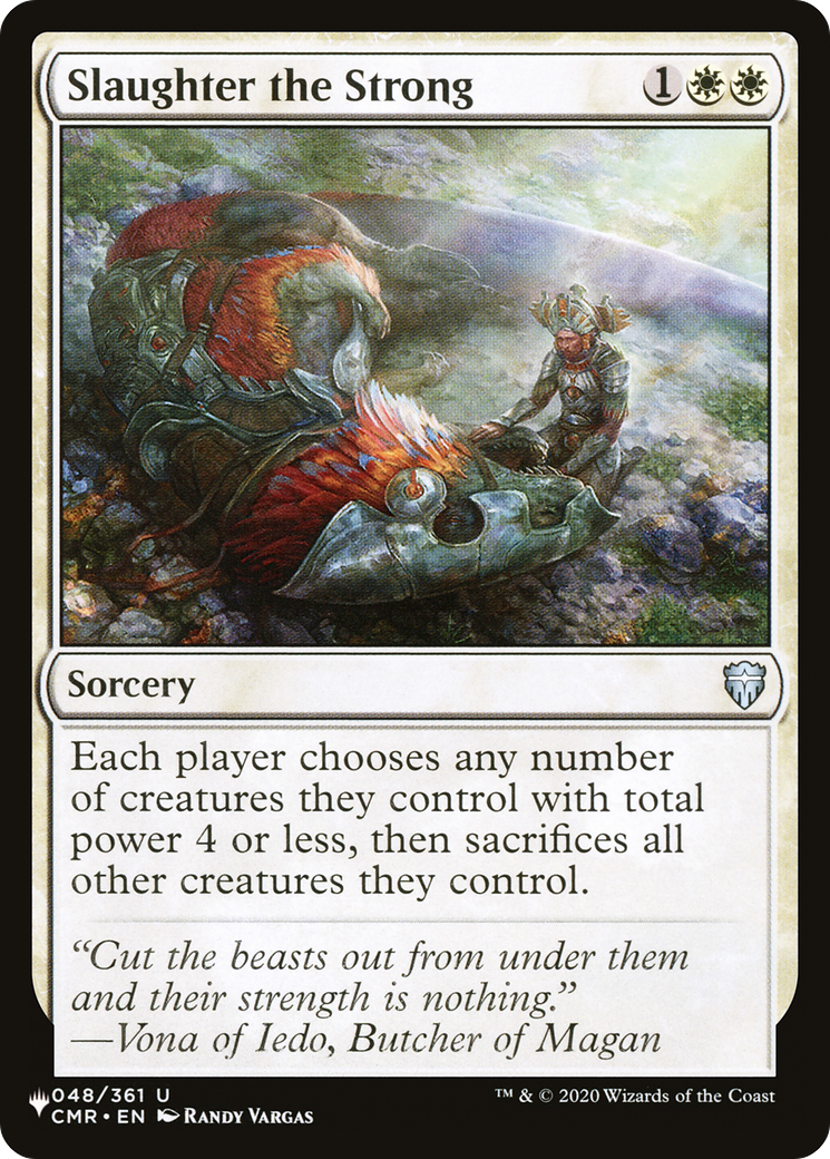 Slaughter the Strong [The List] | Silver Goblin