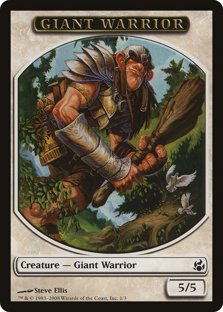 Giant Warrior Token (001) - Morningtide Tokens