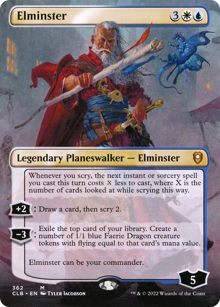 Elminster (362) Foil - Commander Legends: Battle for Baldur's Gate