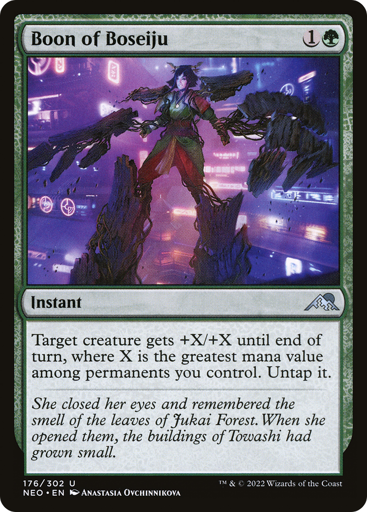 Boon of Boseiju (176) Foil - Kamigawa: Neon Dynasty