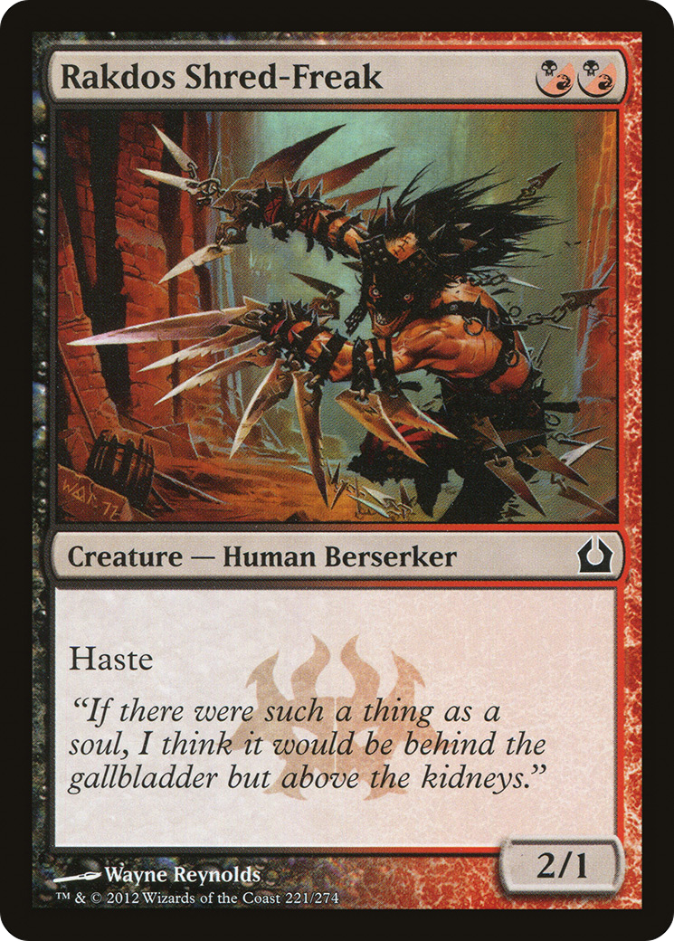 Rakdos Shred-Freak (221) - Return to Ravnica