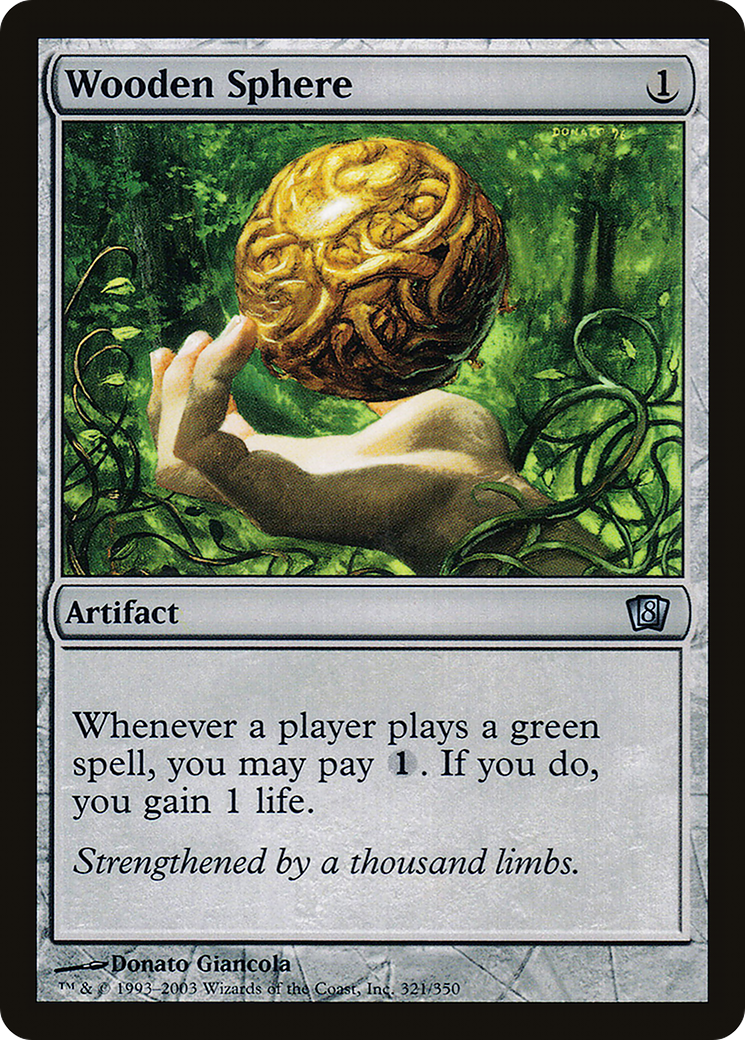 Wooden Sphere (321) Foil - Eighth Edition
