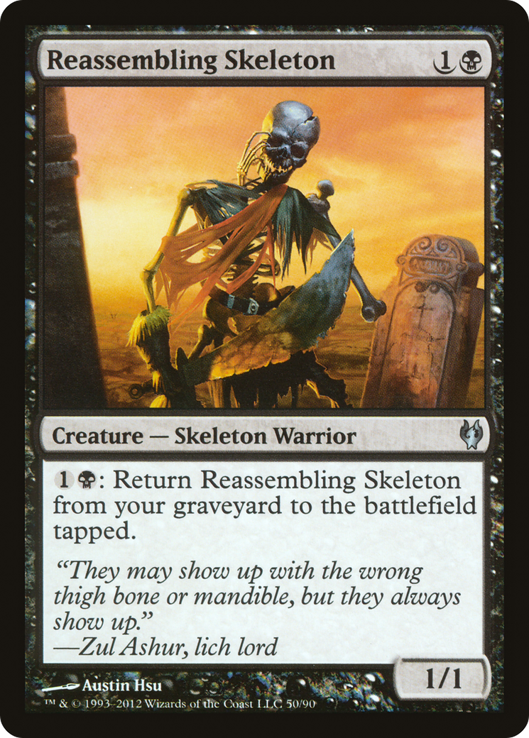 Reassembling Skeleton (050) - Duel Decks: Izzet vs. Golgari