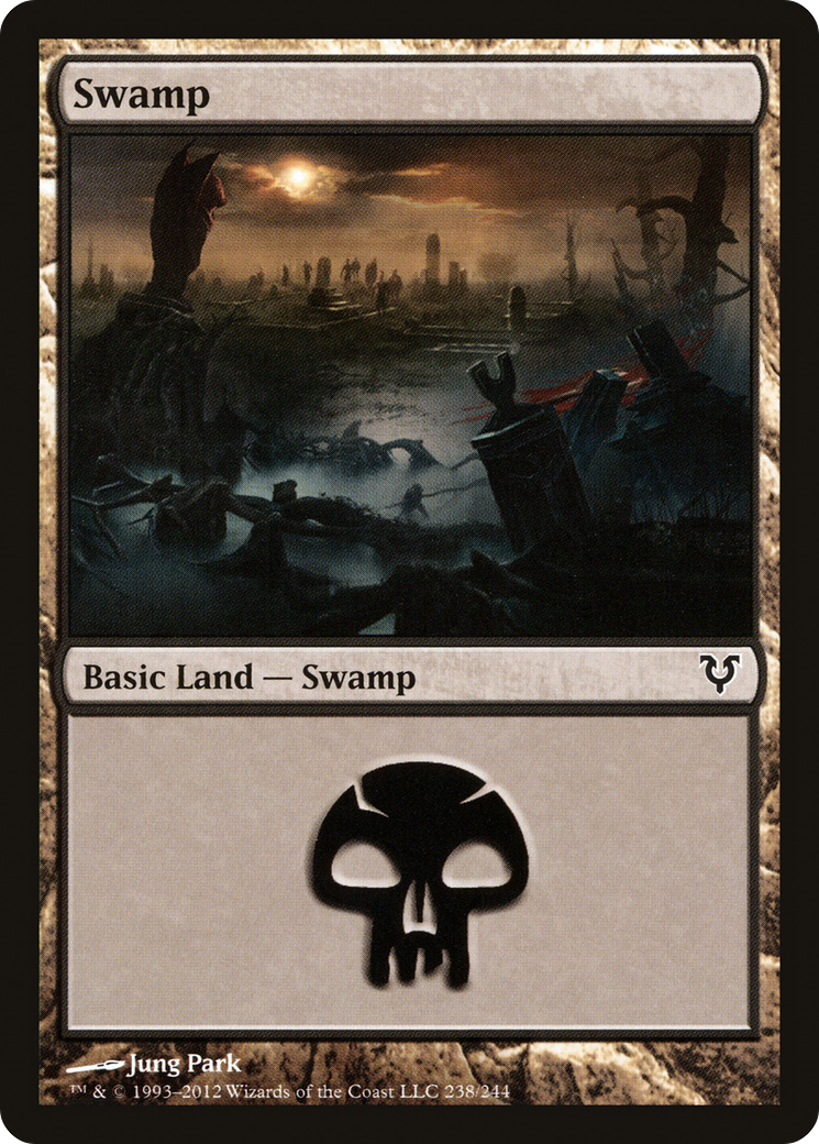 Swamp (238) Foil - Avacyn Restored