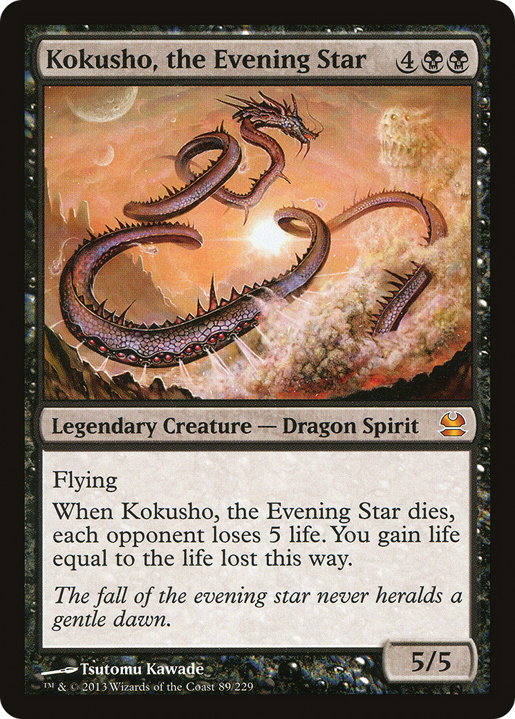 Kokusho, the Evening Star (089) Foil - Modern Masters