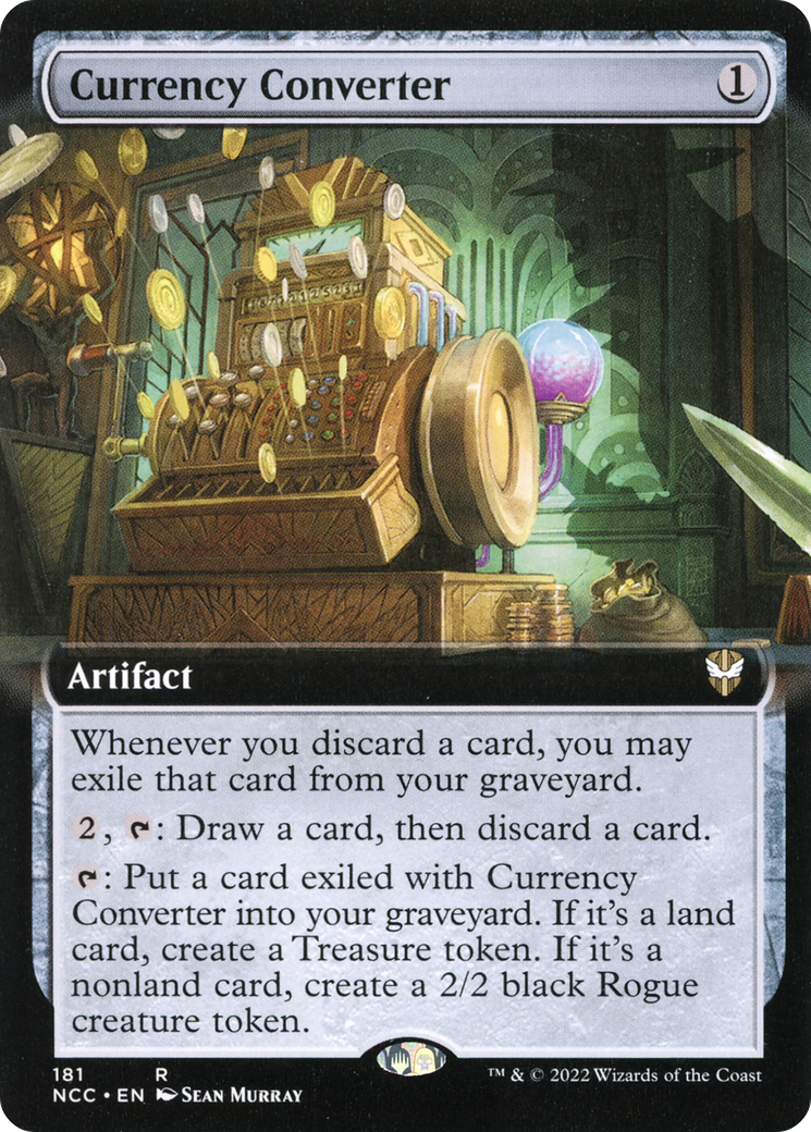 Currency Converter (Extended Art) (181) - New Capenna Commander