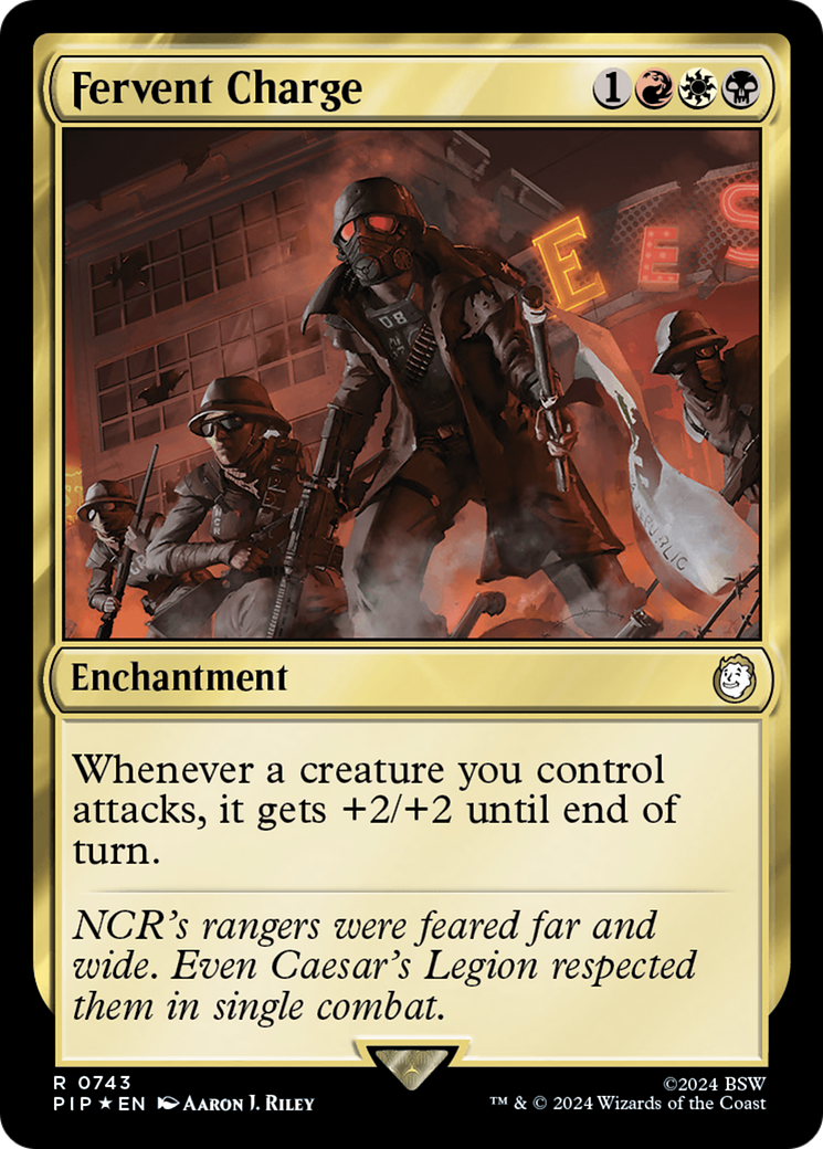 Fervent Charge (743) Surge Foil - Fallout