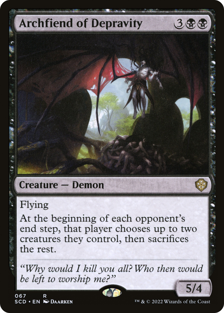 Archfiend of Depravity (067) - Starter Commander Decks