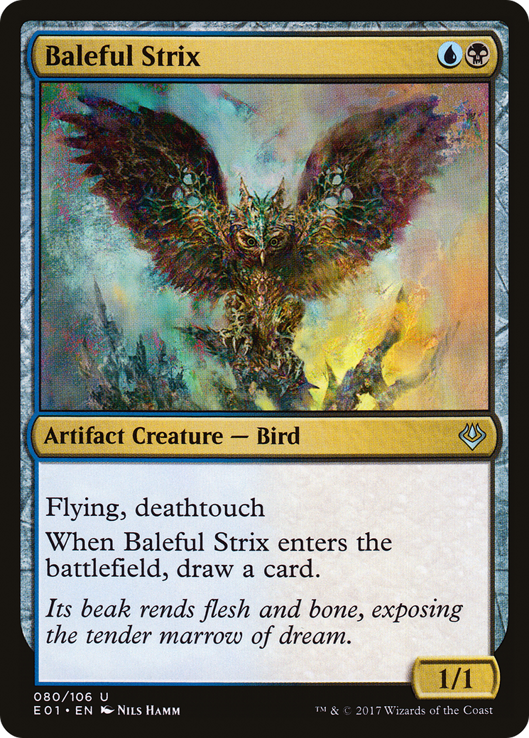 Baleful Strix (080) - Archenemy: Nicol Bolas