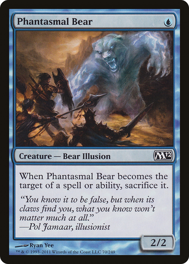 Phantasmal Bear [Magic 2012] | Silver Goblin