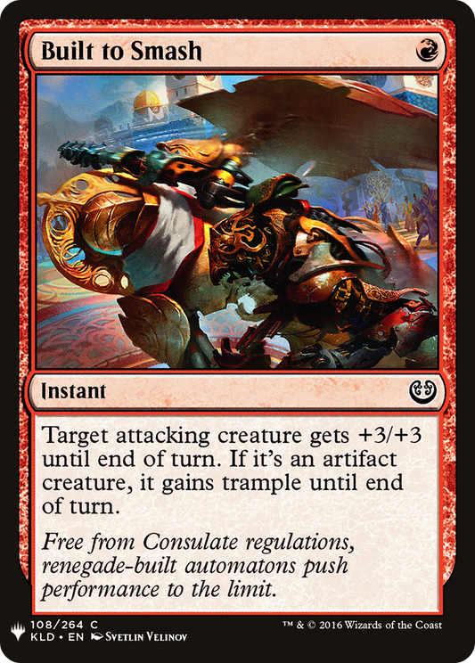 Built to Smash (KLD-108) - The List