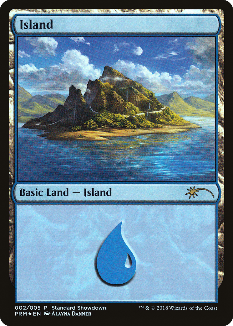 Island (Alayna Danner) [Standard Showdown Promos] | Silver Goblin