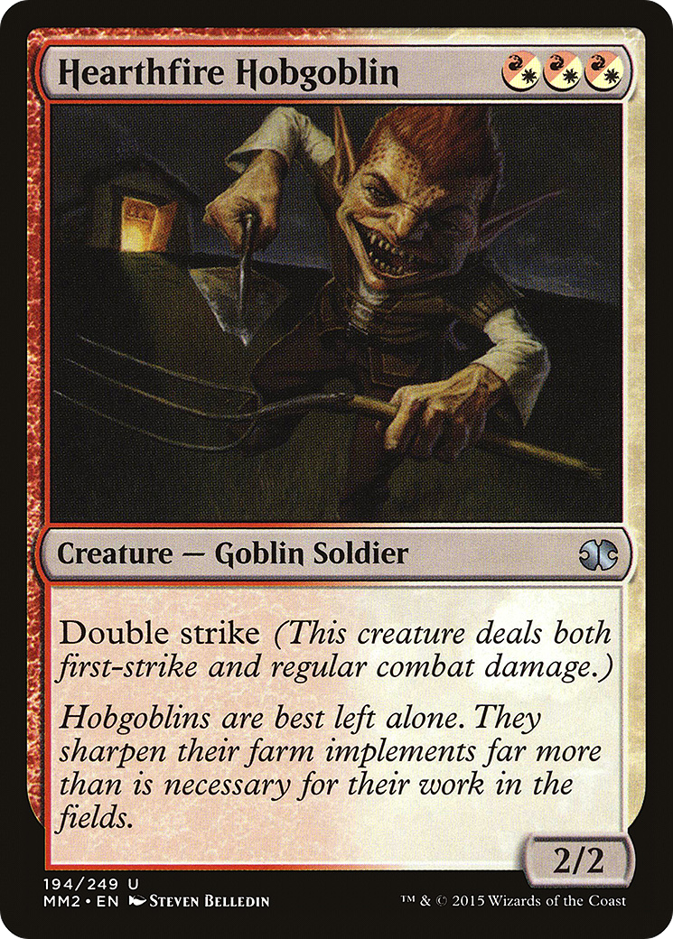 Hearthfire Hobgoblin (194) Foil - Modern Masters 2015