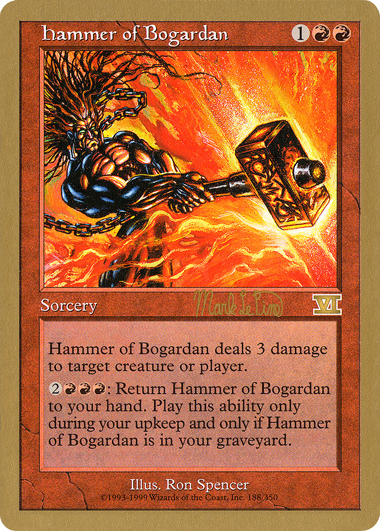 Hammer of Bogardan - 1999 Mark Le Pine (6ED) (Retro) - World Championship Decks 1999