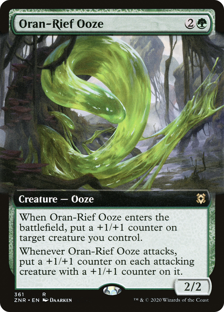 Oran-Rief Ooze (Extended Art) (361) - Zendikar Rising