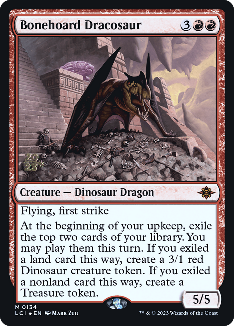 Bonehoard Dracosaur (134) Foil - The Lost Caverns of Ixalan Promos