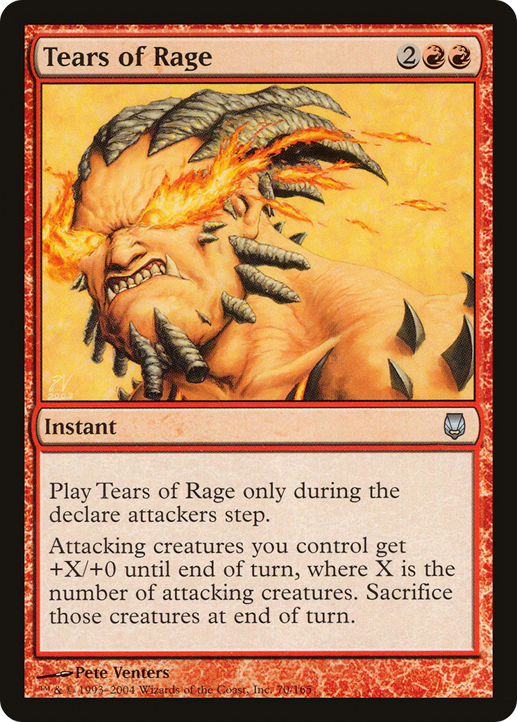 Tears of Rage (070) Foil - Darksteel