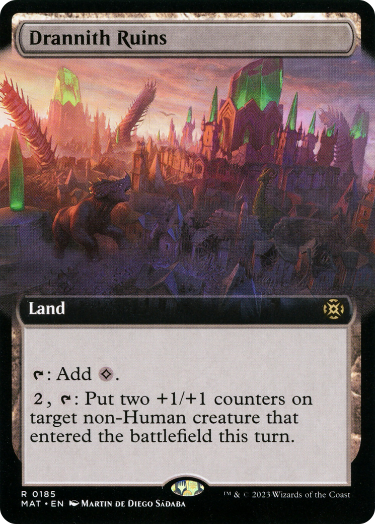 Drannith Ruins (Extended Art) (185) - March of the Machine: The Aftermath