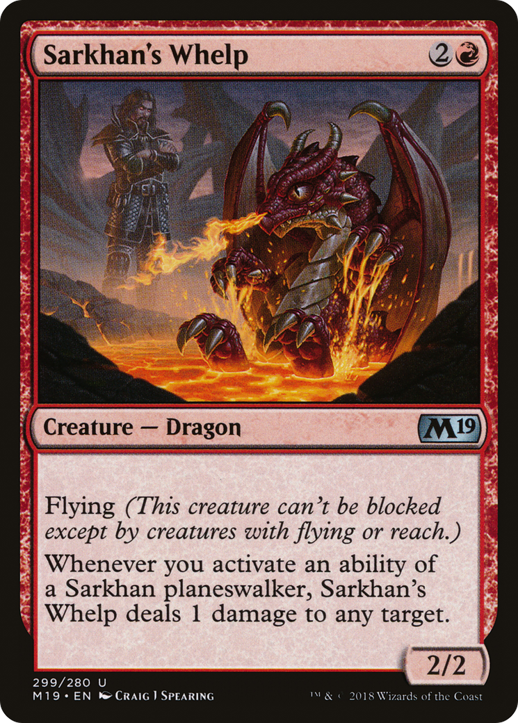 Sarkhan's Whelp (299) - Core Set 2019
