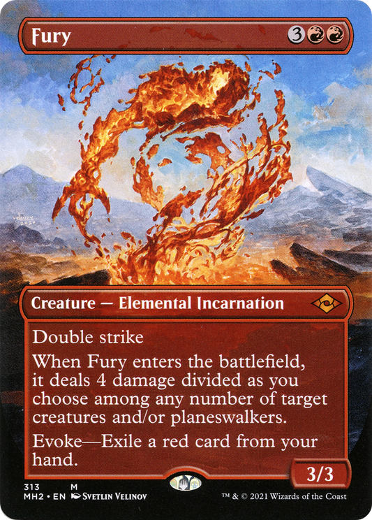Fury (Borderless) (313) - Modern Horizons 2