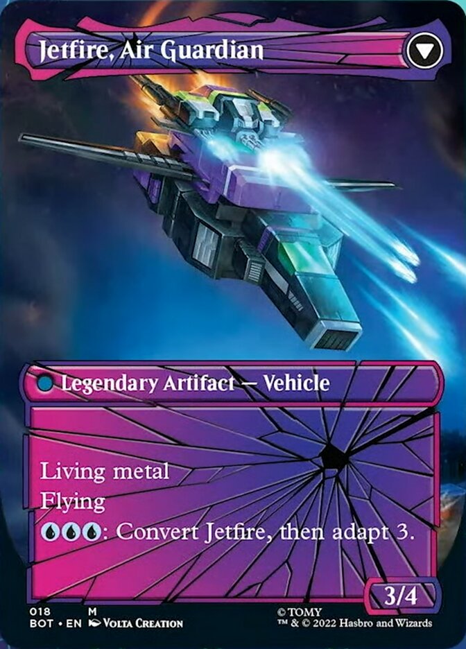 Jetfire, Ingenious Scientist // Jetfire, Air Guardian (018) Foil - Transformers