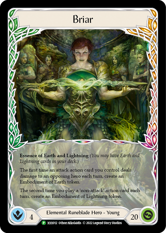 Briar // Briar, Warden of Thorns (XXX011/XXX012) - FaB Promos