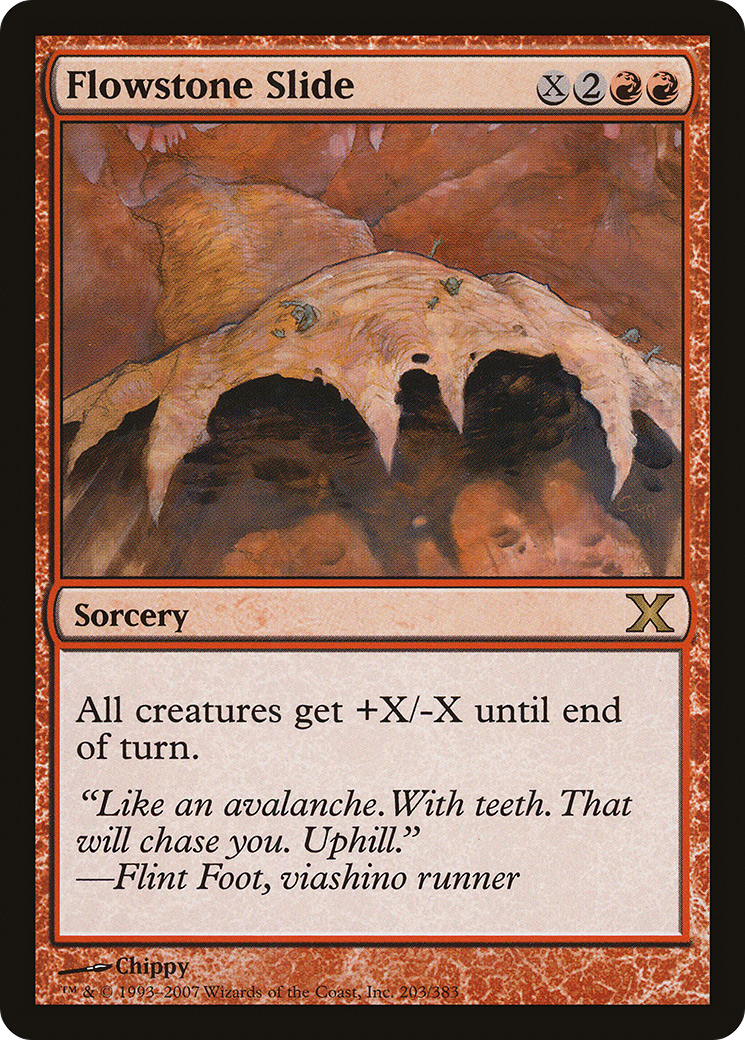 Flowstone Slide (203) Foil - Tenth Edition