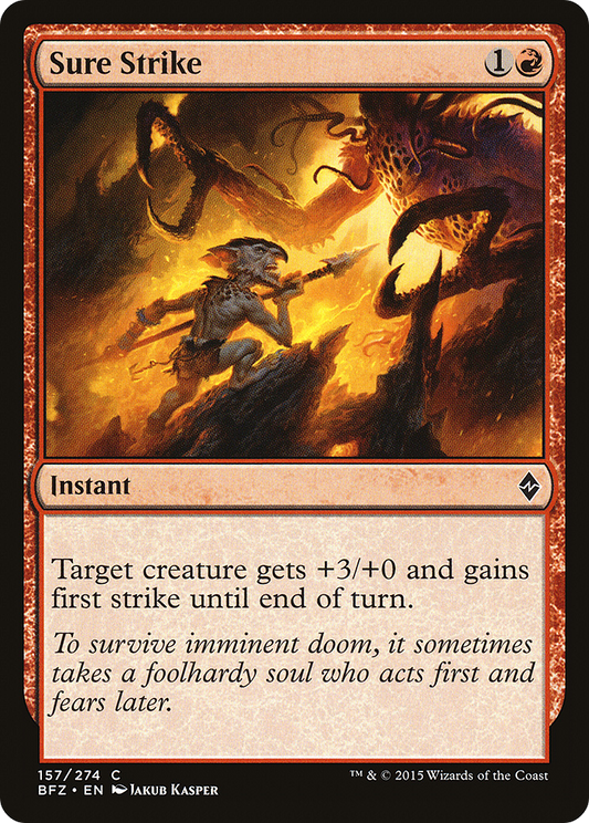 Sure Strike [Battle for Zendikar] Foil