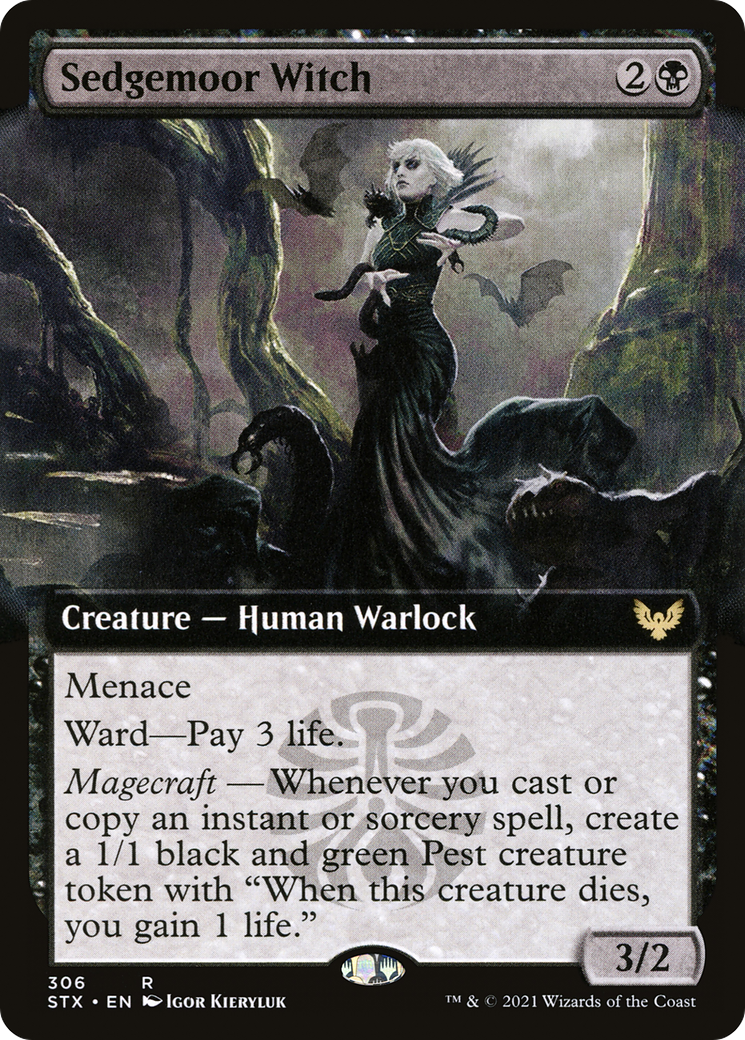 Sedgemoor Witch (Extended Art) (306) - Strixhaven: School of Mages