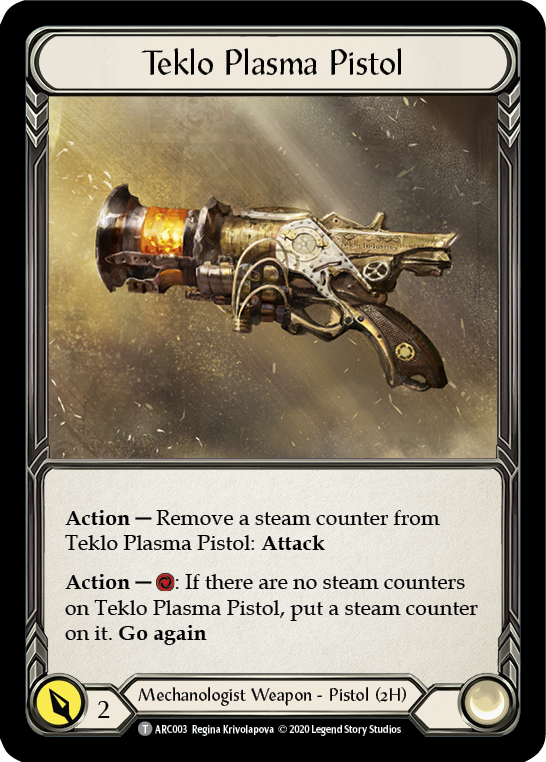 Kano // Teklo Plasma Pistol [U-ARC114 // U-ARC003] (Arcane Rising Unlimited)  Unlimited Normal | Silver Goblin