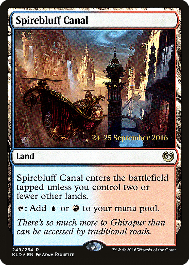 Spirebluff Canal (KLD) (249) Foil - Kaladesh Promos