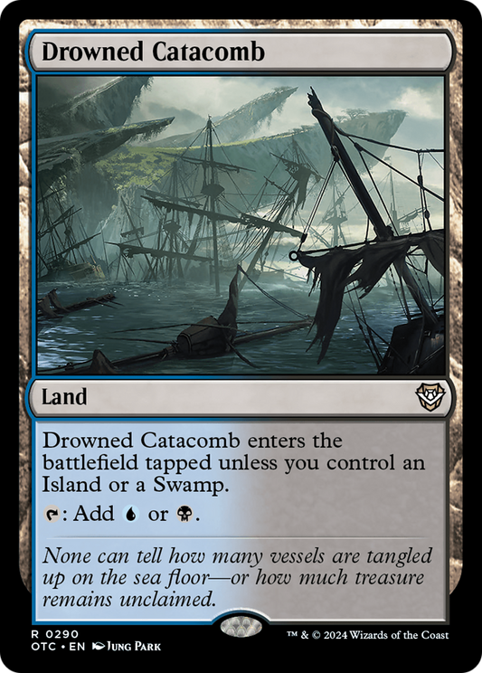 Drowned Catacomb (290) - Outlaws of Thunder Junction Commander