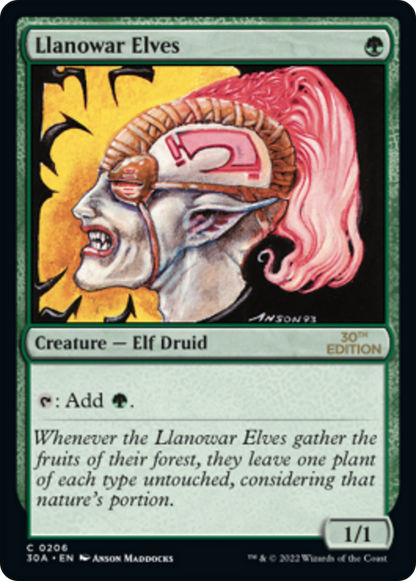 Llanowar Elves (206) - 30th Anniversary Edition
