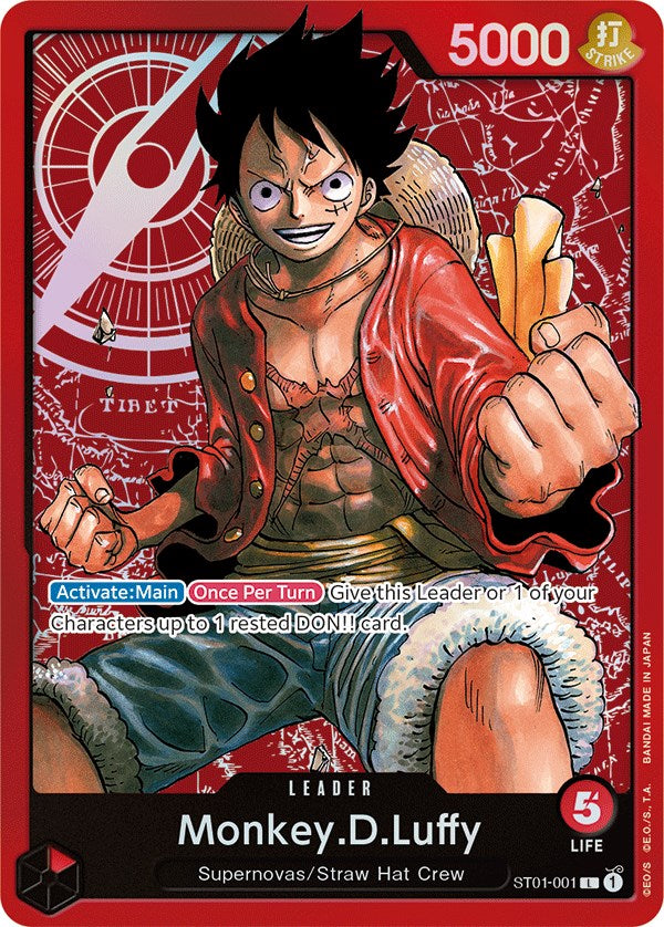 Monkey.D.Luffy (001) [Starter Deck: Straw Hat Crew] | Silver Goblin