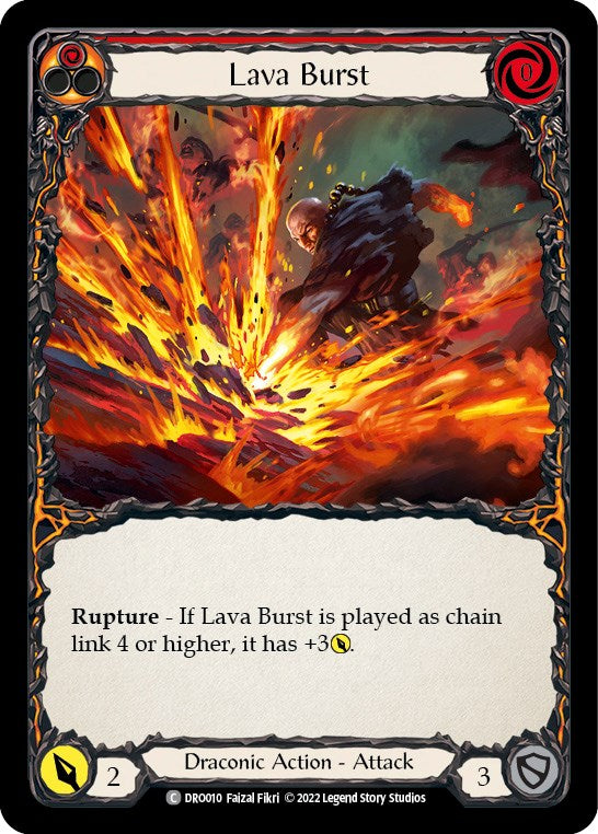 Lava Burst [DRO010] (Uprising Dromai Blitz Deck) | Silver Goblin