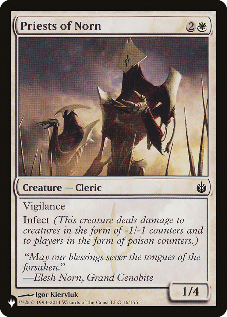 Priests of Norn (MBS-16) - The List