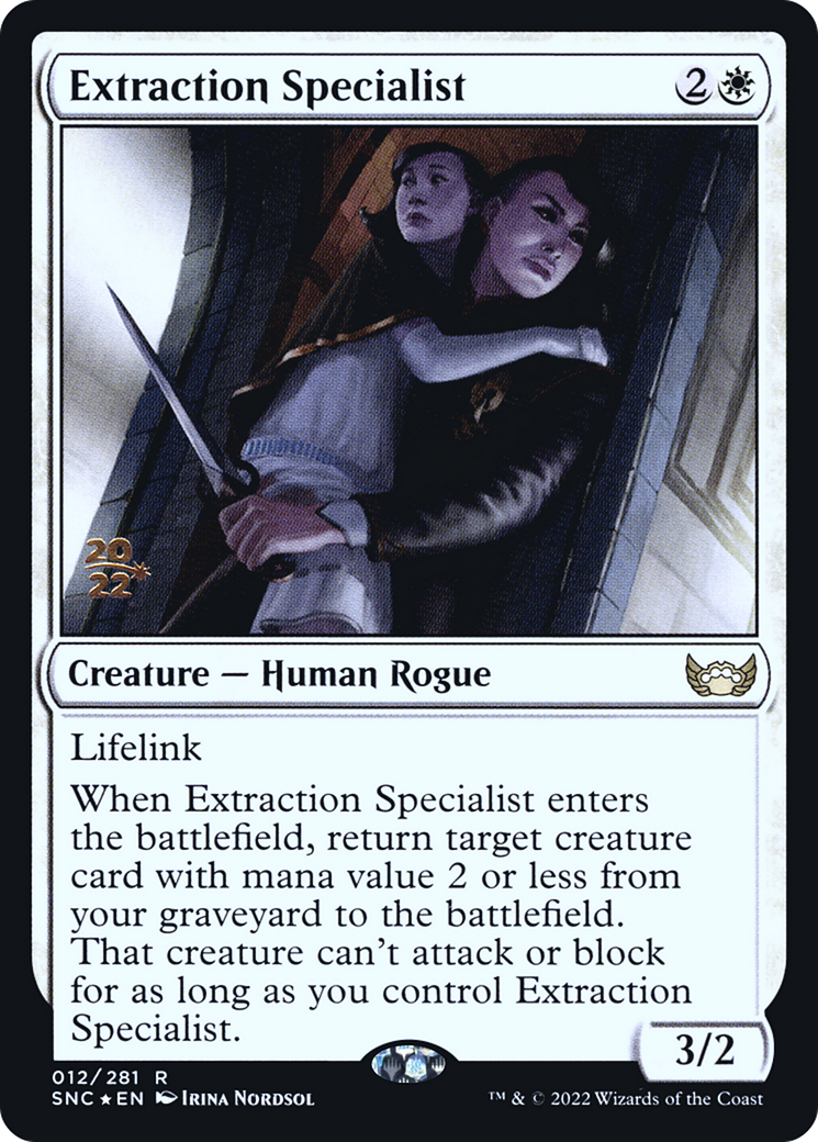 Extraction Specialist (12s) Foil - Streets of New Capenna Promos