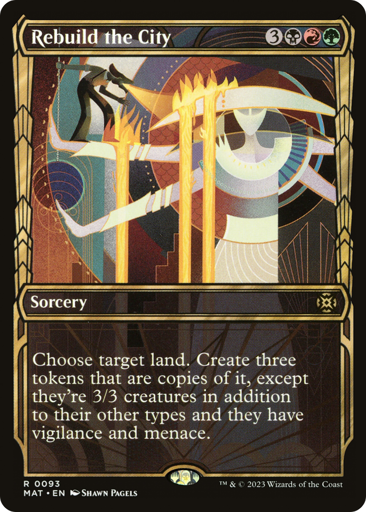 Rebuild the City (Showcase) (093) Foil - March of the Machine: The Aftermath