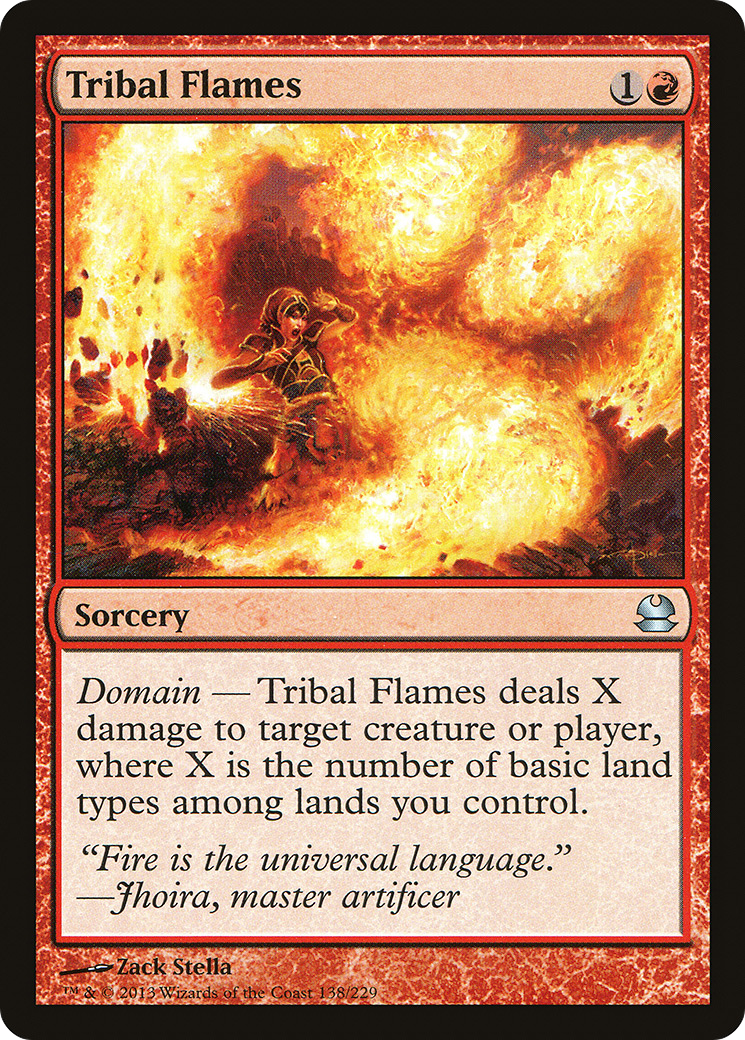 Tribal Flames [Modern Masters] Foil