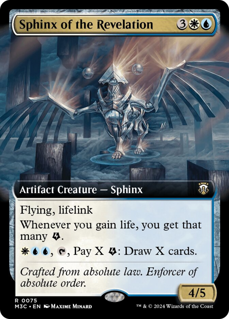 Sphinx of the Revelation (Extended Art) [Modern Horizons 3 Commander] | Silver Goblin