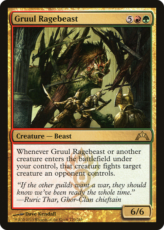 Gruul Ragebeast (170) - Gatecrash