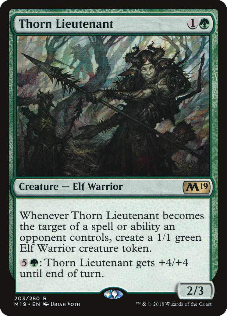 Thorn Lieutenant (203) - Core Set 2019