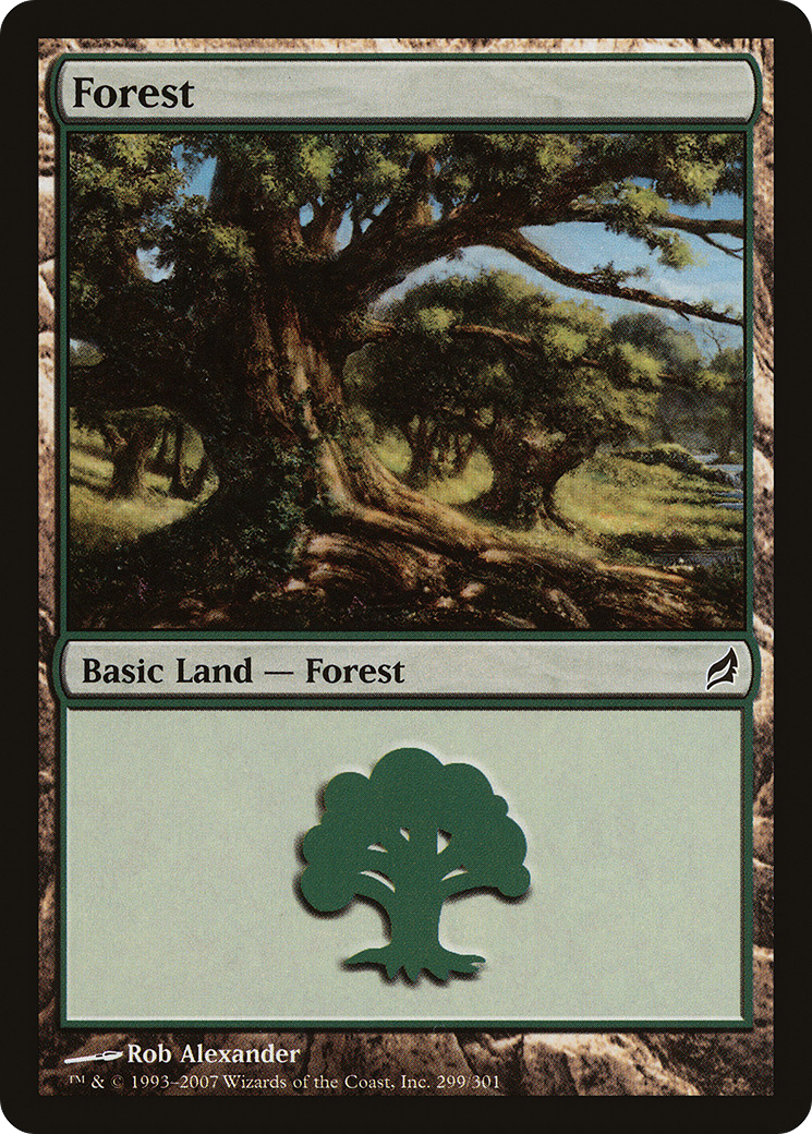 Forest (299) Foil - Lorwyn