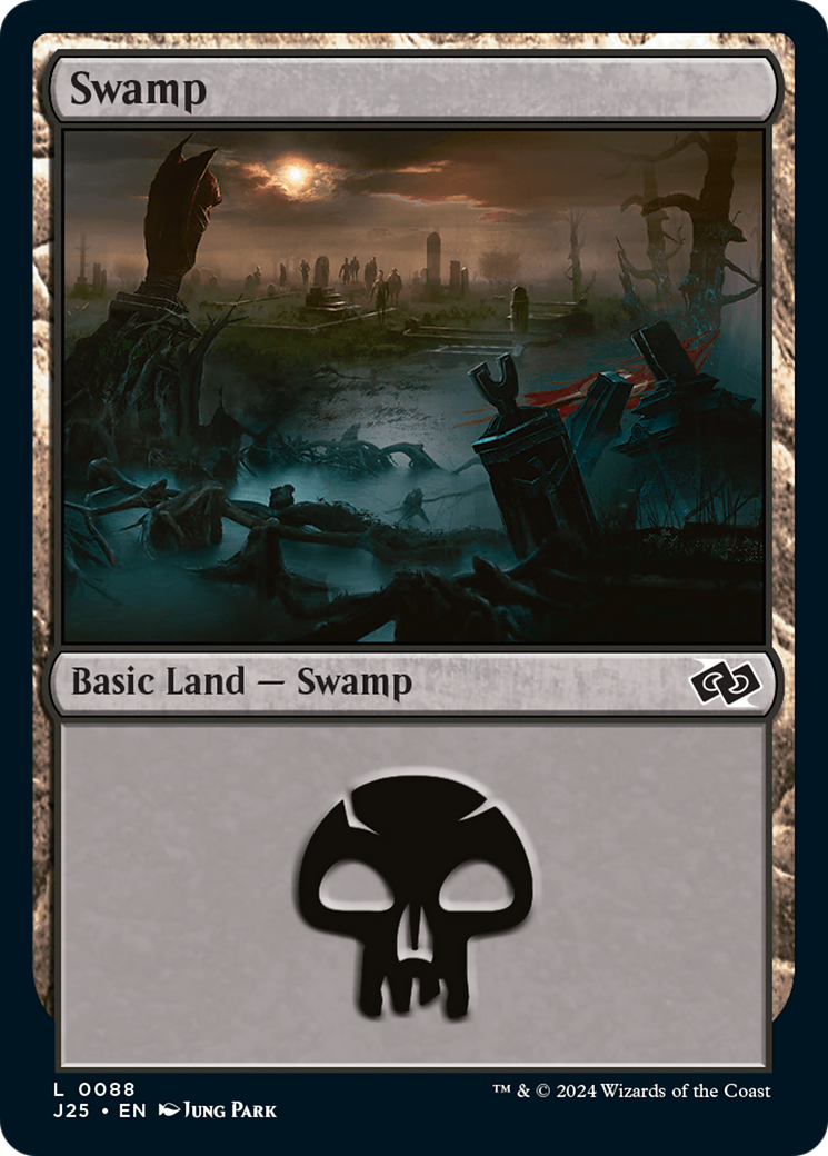 Swamp (88) [Foundations Jumpstart] | Silver Goblin