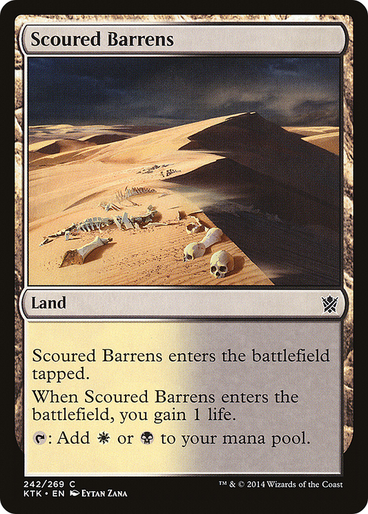Scoured Barrens (242) - Khans of Tarkir